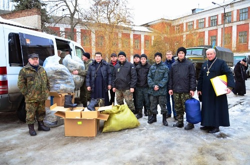 УГКЦ передала чергову допомогу в зону АТО, та організувала театральну виставу на тему Різдва.(ФОТО)